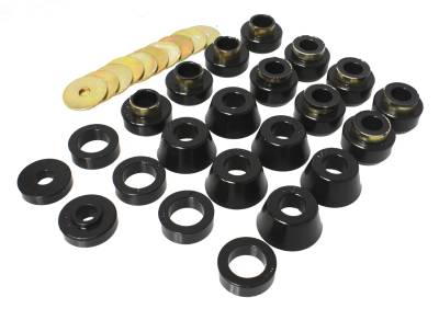 Energy Suspension - Energy Suspension 2.4105G Body Cab Mount Set Polyurethane Black
