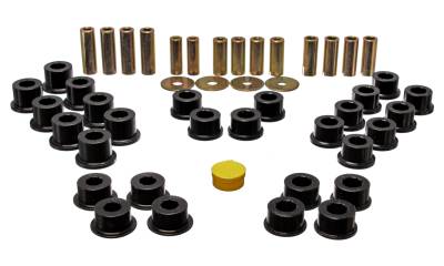 Energy Suspension - Energy Suspension 11.3106G Rear Polyurethane Control Arm Bushing Set Black