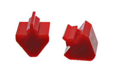 Energy Suspension - Energy Suspension 3.9103R Red Front Polyurethane Control Arm Bump Stop Set