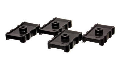 Energy Suspension - Energy Suspension 5.6105G Leaf Spring Pad Rear Polyurethane Black