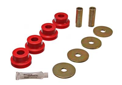 Energy Suspension - Energy Suspension 7.1102R Differential Carrier Bushing Set Polyurethane Red