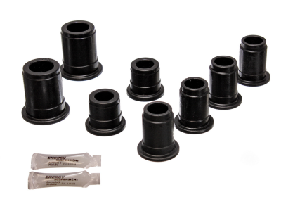 Energy Suspension - Energy Suspension 8.3108G Control Arm Bushing Set Front Polyurethane Black