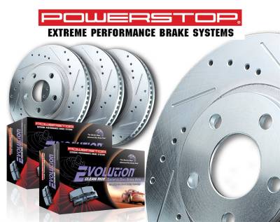 PowerStop - Power Stop K2883 Performance Brake Upgrade Kit 09 335i XDRiVE