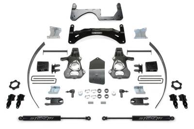Fabtech - Fabtech K1068M Basic Lift System w/Shocks for 14-18 Sierra/Silverado 1500