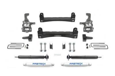 Fabtech - Fabtech K2258 4" Basic Lift Kit w/Shocks for 15-20 Ford F150 2WD