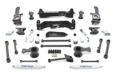 Fabtech - Fabtech K7024 Basic Lift System w/Shocks for 10-12 Toyota FJ Cruiser