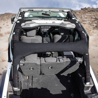 Smittybilt - Smittybilt 5667201 Soft Top Tailgate Bar for 18-26 Jeep Wrangler JL