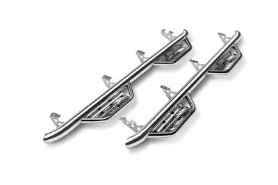N-Fab - N-Fab HPC1775CC-SS Podium Step for 17-19 Silverado/Sierra HD Crew