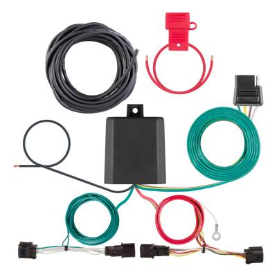 CURT - Custom Wiring Harness 4-Way Flat Output for Hyundai Palisade