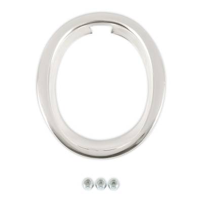 Scott Drake - Scott Drake C5ZZ-5C299-A Bumper Exhaust Pipe Hole Trim for 65-66 Ford Mustang
