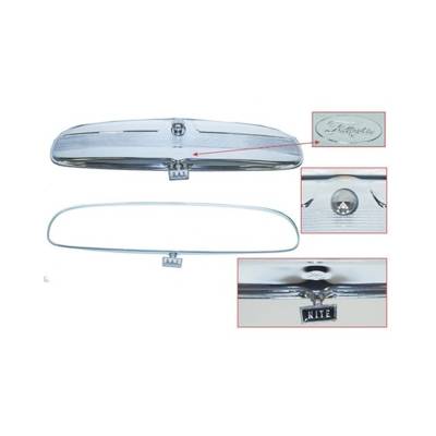 Scott Drake - Scott Drake C4AZ-17700-FMC Interior Rear View Mirror for 65-66 Ford Mustang