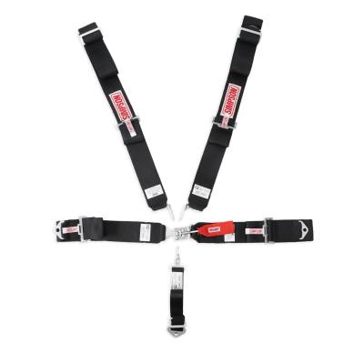 Simpson Safety - Simpson Safety 29061BK 62" Latch/Link 5-Point Safety Harness Black