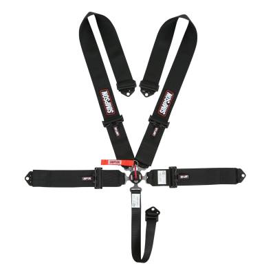 Simpson Safety - Simpson Safety 29110BKL1X Cam Lock 5-Point Safety Harness Black