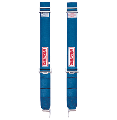 Simpson Safety - Simpson Safety 30004BK Latch/Link 48" Shoulder Harnesses Black