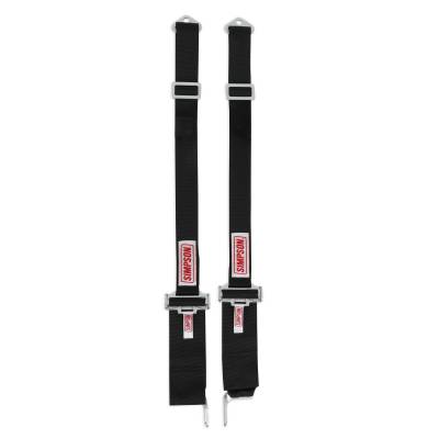 Simpson Safety - Simpson Safety 30010BK Latch/Link 48" Shoulder Harnesses Black