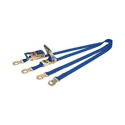 Simpson Safety - Simpson Safety 35007BK 2" x 8' Ratchet Tie Downs Black Pair