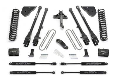 Fabtech - Fabtech K2431M 4-Link 6" Lift Kit for 23-24 Diesel Ford F450/F550 Super Duty