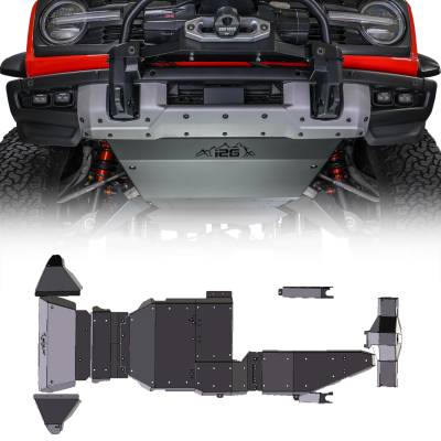 IAG Performance - IAG Performance IAG-BDY-F2322 Rock Armor Complete Skid Plate Set Bronco Raptor