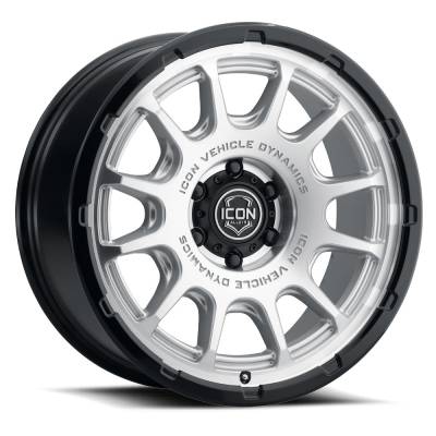 ICON Alloys - ICON ALLOYS RANCHO SILVER MACH W GB LIP 20 x 9/6 x 5.5/16mm/5.625" BS
