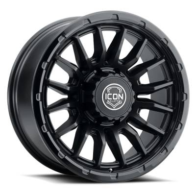 ICON Alloys - ICON Alloys 8320908055DB CAJON DBL BLACK 20x9 8x6.5 12MM 5.5" BS