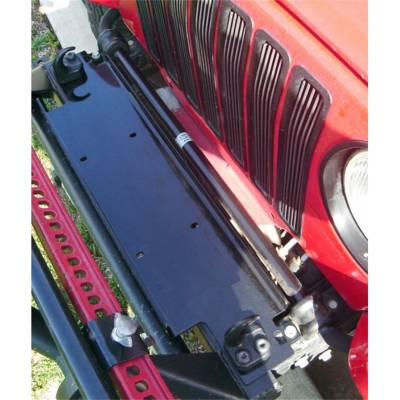Rugged Ridge - Rugged Ridge 11238.10 Winch Mounting Plate 87-06 Jeep Wrangler