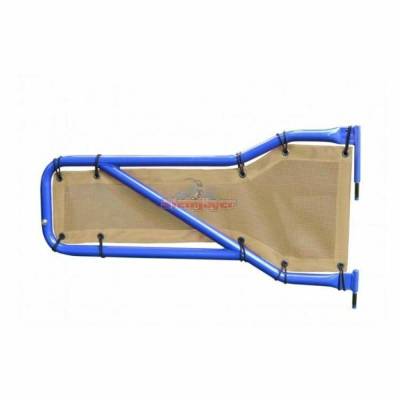 Steinjager - Steinjager Mesh Tube Door Covers Front Tan for Wrangler JL J0048370