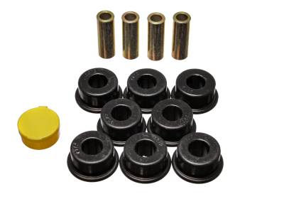 Energy Suspension - Energy Suspension 8.3118G Control Arm Bushing Set Rear Polyurethane Black