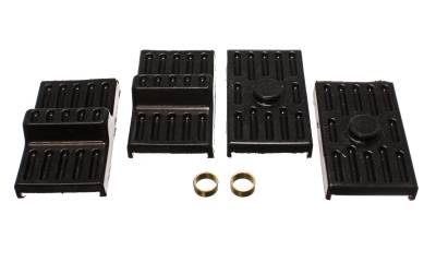 Energy Suspension - Energy Suspension 3.6111G Leaf Spring Pad Rear Polyurethane Black