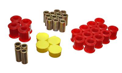 Energy Suspension - Energy Suspension 7.3115R Control Arm Bushing Set Rear Polyurethane Red