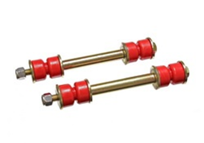 Energy Suspension - Energy Suspension 9.8124R Sway Bar End Link Kit Front/Rear Polyurethane Red