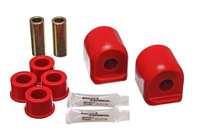 Energy Suspension - Energy Suspension 7.3109R Control Arm Bushing Set Front Polyurethane Red
