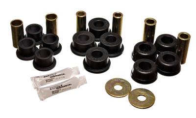 Energy Suspension - Energy Suspension 8.3111G Rear Polyurethane Control Arm Bushing Set Black