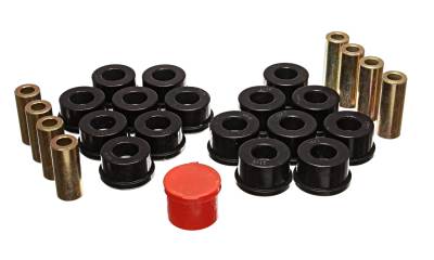 Energy Suspension - Energy Suspension 2.3109G Control Arm Bushing Set Rear Polyurethane Black