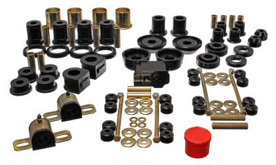Energy Suspension - Energy Suspension 3.18130G Hyper-Flex Master Bushing Kit Black