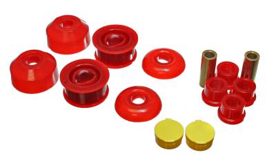 Energy Suspension - Energy Suspension 8.3120R Control Arm Bushing Set Front Red for Scion/Toyota