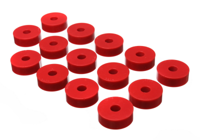 Energy Suspension - Energy Suspension 2.4101R Body Cab Mount Set Polyurethane Red