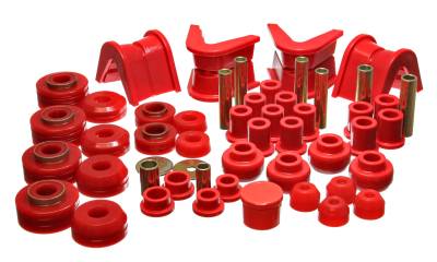 Energy Suspension - Energy Suspension 4.18107R Hyper-Flex Master Bushing Kit Red