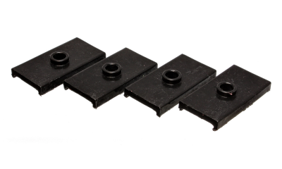 Energy Suspension - Energy Suspension 10.6102G Leaf Spring Pad Set Rear Black 63-80 MG MGB