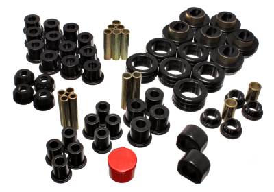 Energy Suspension - Energy Suspension 3.18102G Hyper-Flex Suspension Master Bushing Kit Black