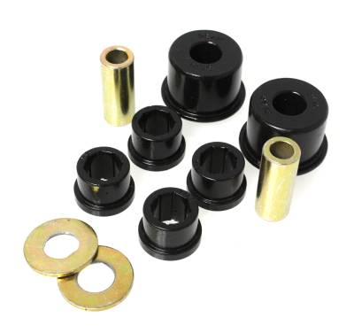 Energy Suspension - Energy Suspension 7.3112G Front Polyurethane Control Arm Bushing Set Black