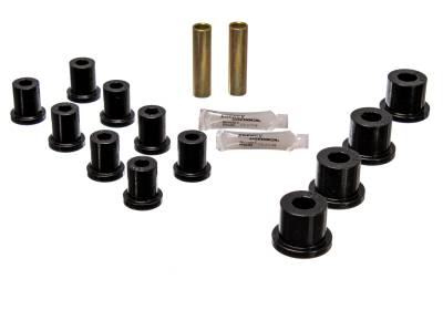 Energy Suspension - Energy Suspension 2.2116G Leaf Spring Bushing Set Polyurethane Black