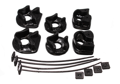 Energy Suspension - Energy Suspension 16.1109G Motor Mount Insert Polyurethane Black