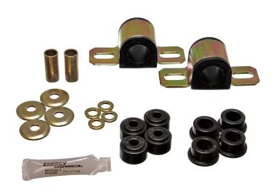 Energy Suspension - Energy Suspension 2.5103G Front Sway Bar Bushing Set Polyurethane Black