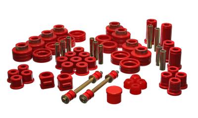 Energy Suspension - Energy Suspension 3.18101R Hyper-Flex Master Bushing Kit Red