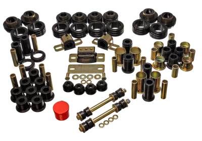 Energy Suspension - Energy Suspension 3.18106G Hyper-Flex Master Bushing Kit Black