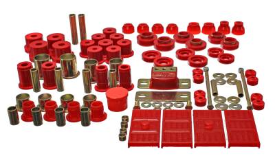 Energy Suspension - Energy Suspension 3.18119R Hyper-Flex Master Bushing Kit Red