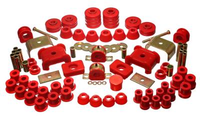 Energy Suspension - Energy Suspension 3.18105R Hyper-Flex Master Bushing Kit Red