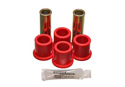 Energy Suspension - Energy Suspension 4.2133R Leaf Spring Bushing Set Polyurethane Red