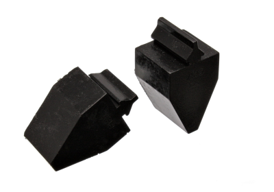 Energy Suspension - Energy Suspension 3.9101G Black Front Polyurethane Control Arm Bump Stop Set