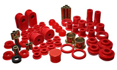 Energy Suspension - Energy Suspension 4.18102R Hyper-Flex Master Bushing Kit Red
